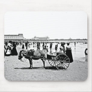 Praia 1902 de Atlantic City Mousepad