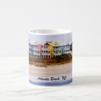 Praia atlântica, caneca de café do NC