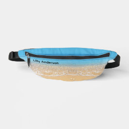 Praia Azul de Verão Moderno Personalizada