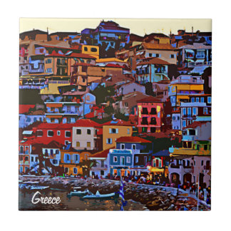 Praia colorida da construção da piscina