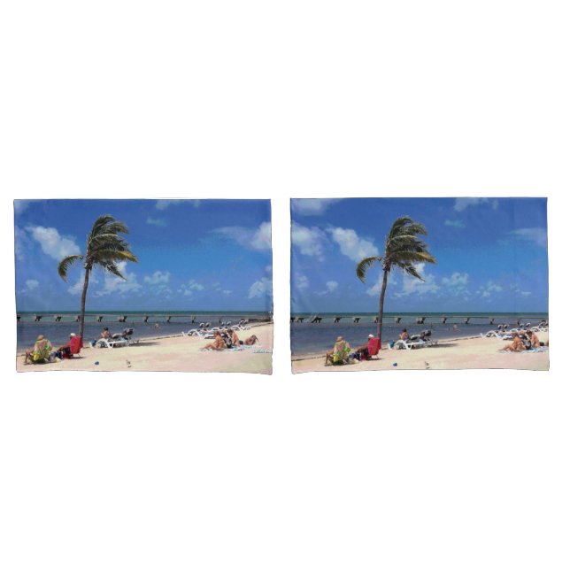 Praia com Palm de Coconut (Frente - conjunto)