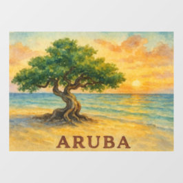 Praia da Águia Aruba Divi Tree Golden Hour