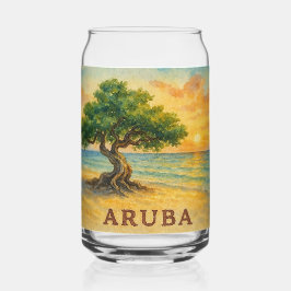 Praia da Águia de Aruba Divi Tree Golden Hour