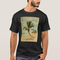 Praia da Camiseta Viagens vintage da República Dom