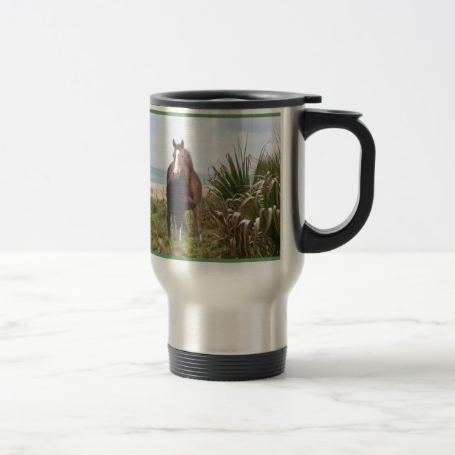 Praia da caneca de viagem do cavalo (Direita)