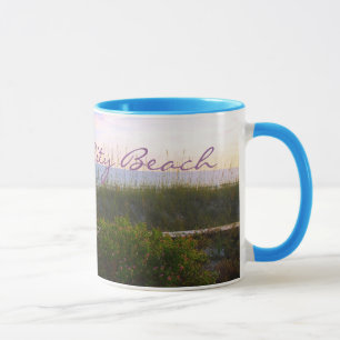 PRAIA da CIDADE DO PANAMÁ, azul bebé da caneca d