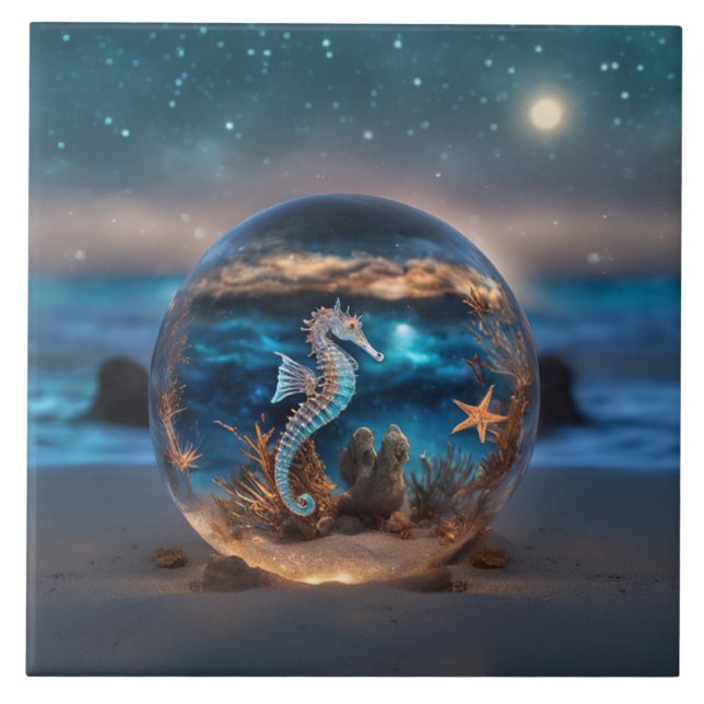 Praia da Fantasia do Cavalo de Mar Náutico e do St (Frente)