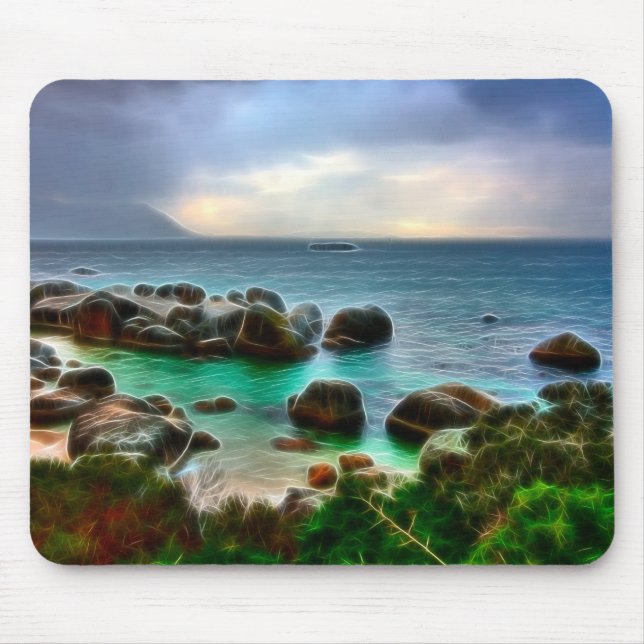 Praia de Boulder - Mousepad (Frente)