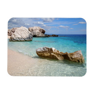 Praia de Cala Mariolu, ímã retangular de Sardini