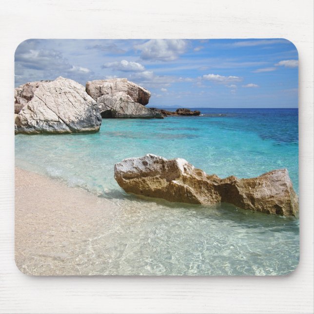 Praia de Cala Mariolu, mousepad de Sardinia (Frente)