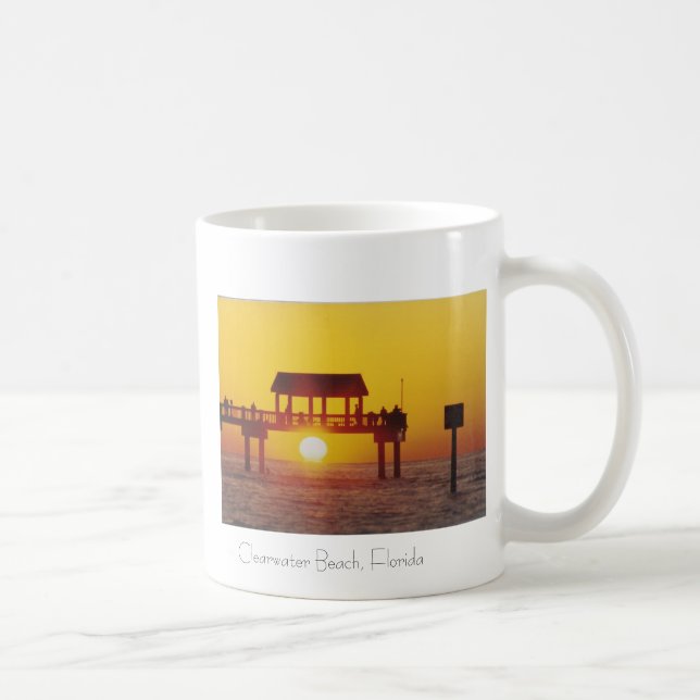 Praia de Clearwater, caneca de café de Florida (Direita)
