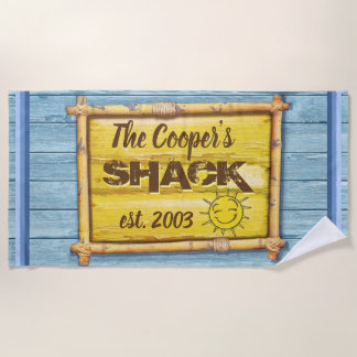 Praia de Driftwood, uma grande toalha de praia