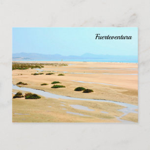 Praia de Fuerteventura - cartão postal