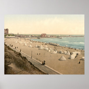 Praia de Gorleston, impressão arquivístico de