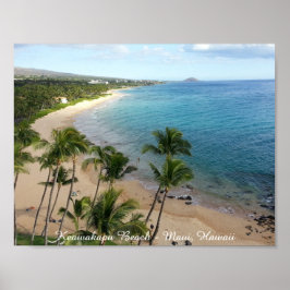 Praia de Keawakapu - Maui, Havaí | Poster (Matte)
