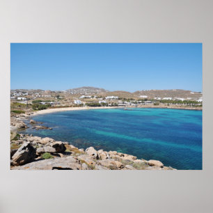 Praia de Paranga - Mykonos - poster