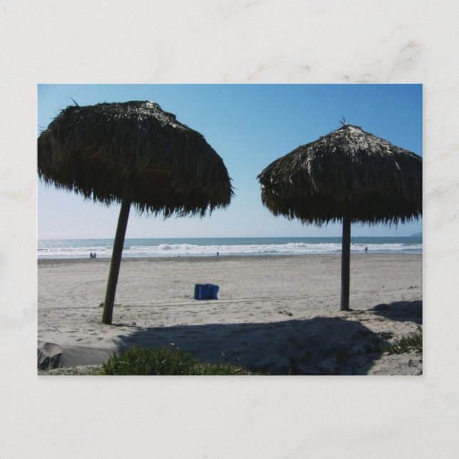 Praia de Rosarito, México, cartão postal (Frente)