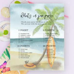 praia de surf - O que há no chá de fraldas da bols