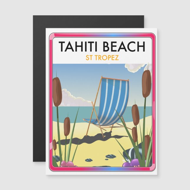 Praia de Tahiti st tropez (Frente/Verso)