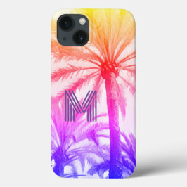 praia de verão MONOGRAM RETRO IPHONE sunset case