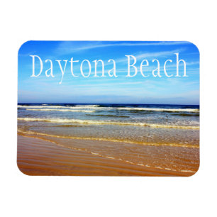 Praia em Daytona Beach, ímã de Florida
