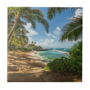 Praia Maui da angra de Kuau, Havaí