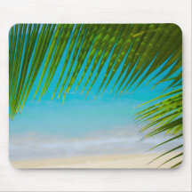 Praia Mousepad da palmeira