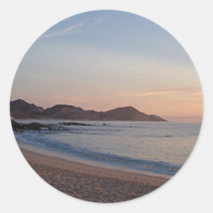 praia na etiqueta do cabo