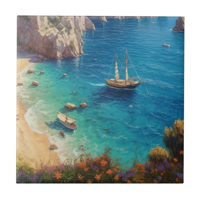 Praia na Grécia (Frente)