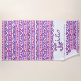 Praia Nome de Isabelle significa toalha rosa do coração