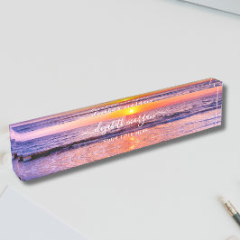 Praia — Ondas Costeiras de Verão de Sunset