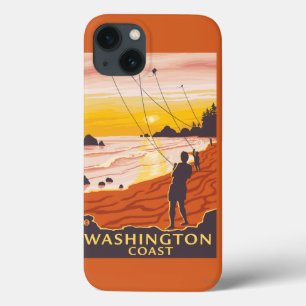 Praia & papagaios - costa de Washington