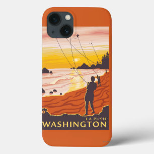 Praia & papagaios - impulso do La, Washington