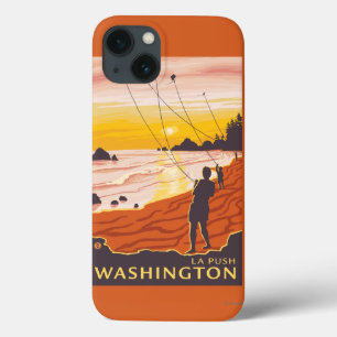Praia & papagaios - impulso do La, Washington