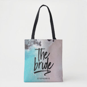 Praia Personalizada A Bag Bride Tote