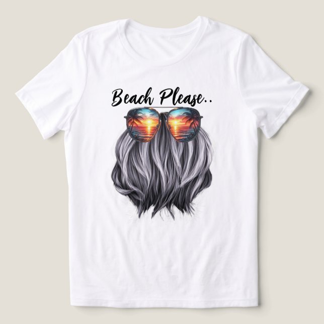 Praia, por favor (Design frontal)