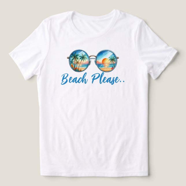 Praia, por favor (Design frontal)