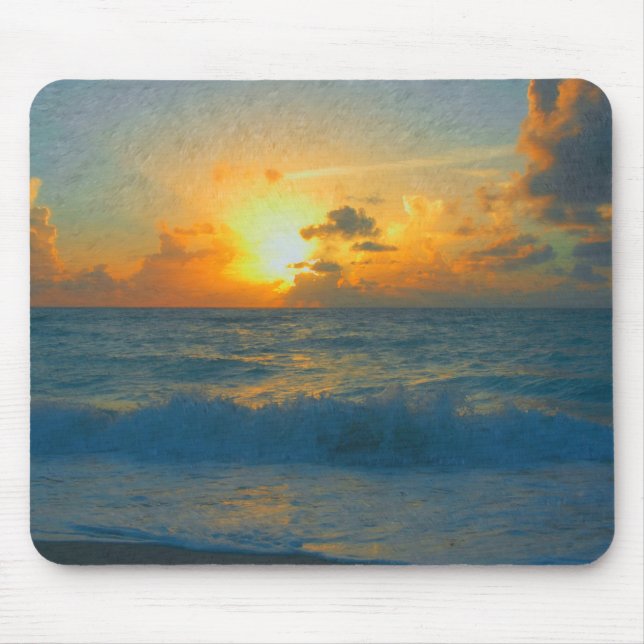 Praia sadia Mousepad de Hobe (Frente)