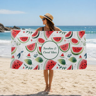 Praia Toalha de Melancia Sunshine