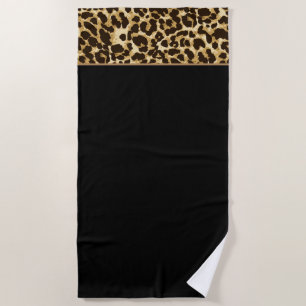 Praia Toalha de Praia- Estampa Leopardo