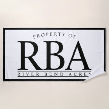 Toalha PERSONALIZADA do nome de família de TOALHA