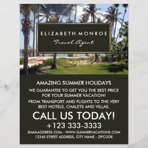 Praia Tropical, Folheto de Publicidade do Agente V