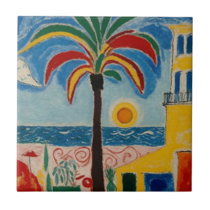 Praia Tropical Mediterrânica Colorida