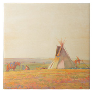 Prairie Evening por Maynard Dixon