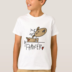Prancer Reindeer Camisetas e presentes