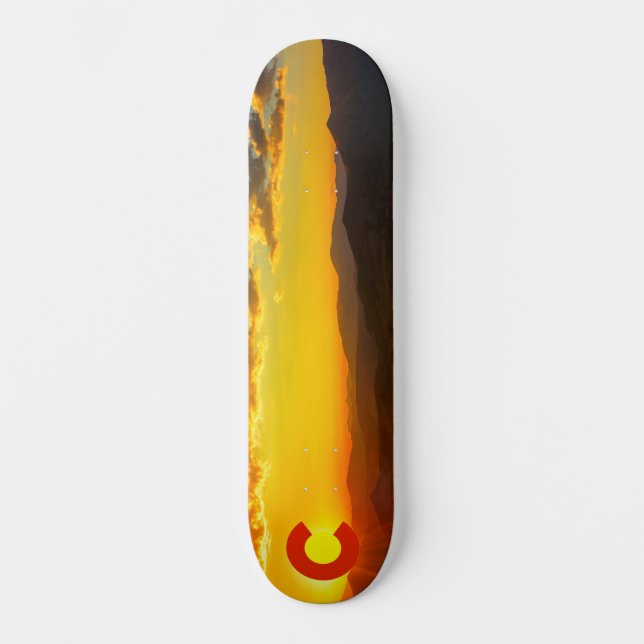 Prancha de Skate Colorado Mountain Sunset II (Frente)