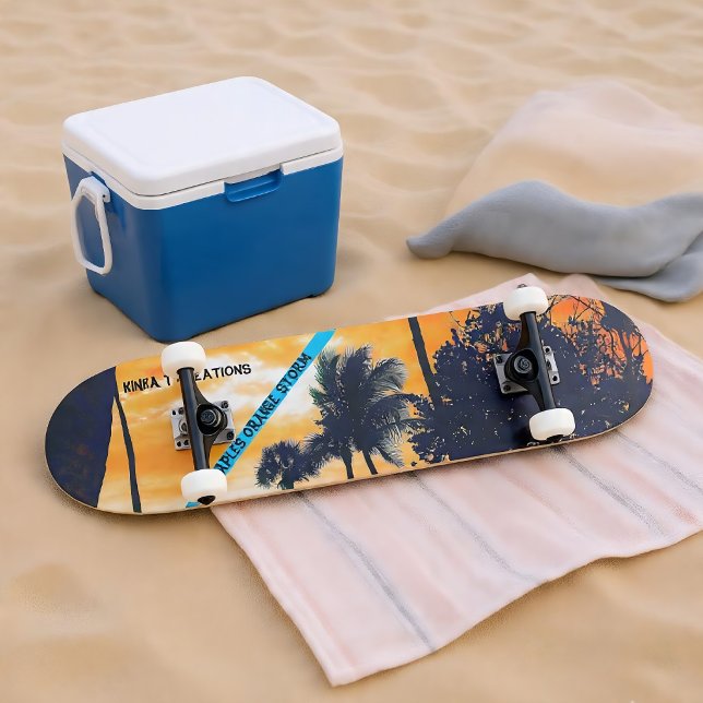 Prancha de Skate Naples Orange Storm 7 7/8" (Criador carregado)