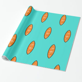 Prancha de surf 30”x6 pés, Papel de embrulho brilh