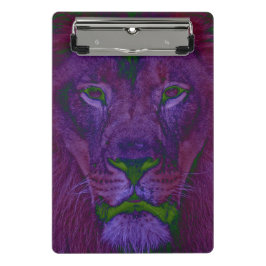 Prancheta Área de Transferência Mini de Leão abstrato