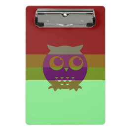 Prancheta Área de Transferência Mini do abstrato Owl